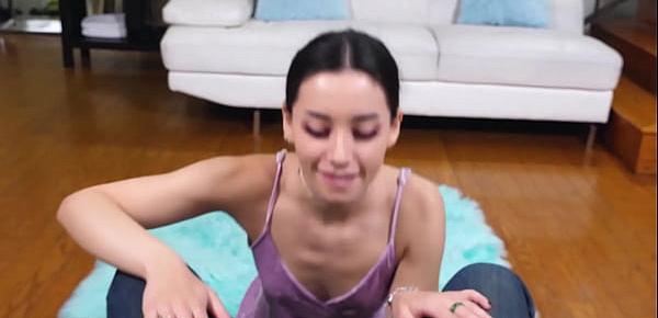  Aria Lee Is Gargling On This Huge Cock - Blowpass